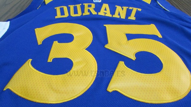 Camiseta Nino Golden State Warriors Kevin Durant #35 2017-18 Azul